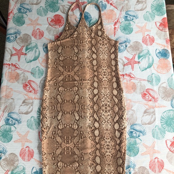 SOLD!💨Acacia Snakeskin Dress - Picture 2 of 3